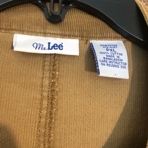 MS. Lee Corduroy Jacket Vinatge XLP - Picture 5 of 12